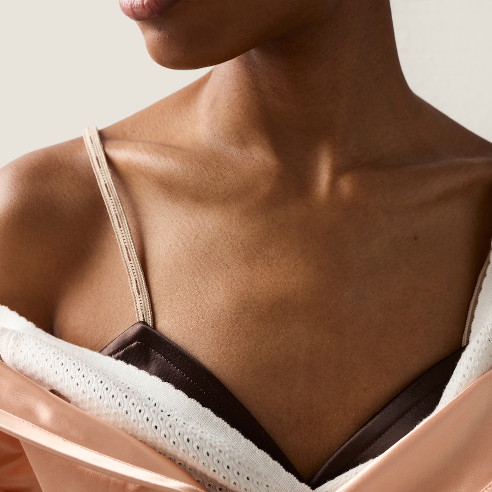 Miu Miu Satin bra Cocoa Brown