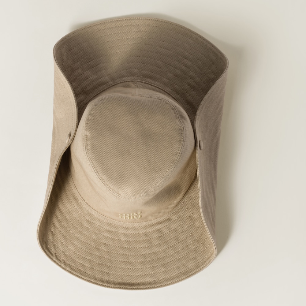 Miu Miu Gabardine cowboy hat - Beige