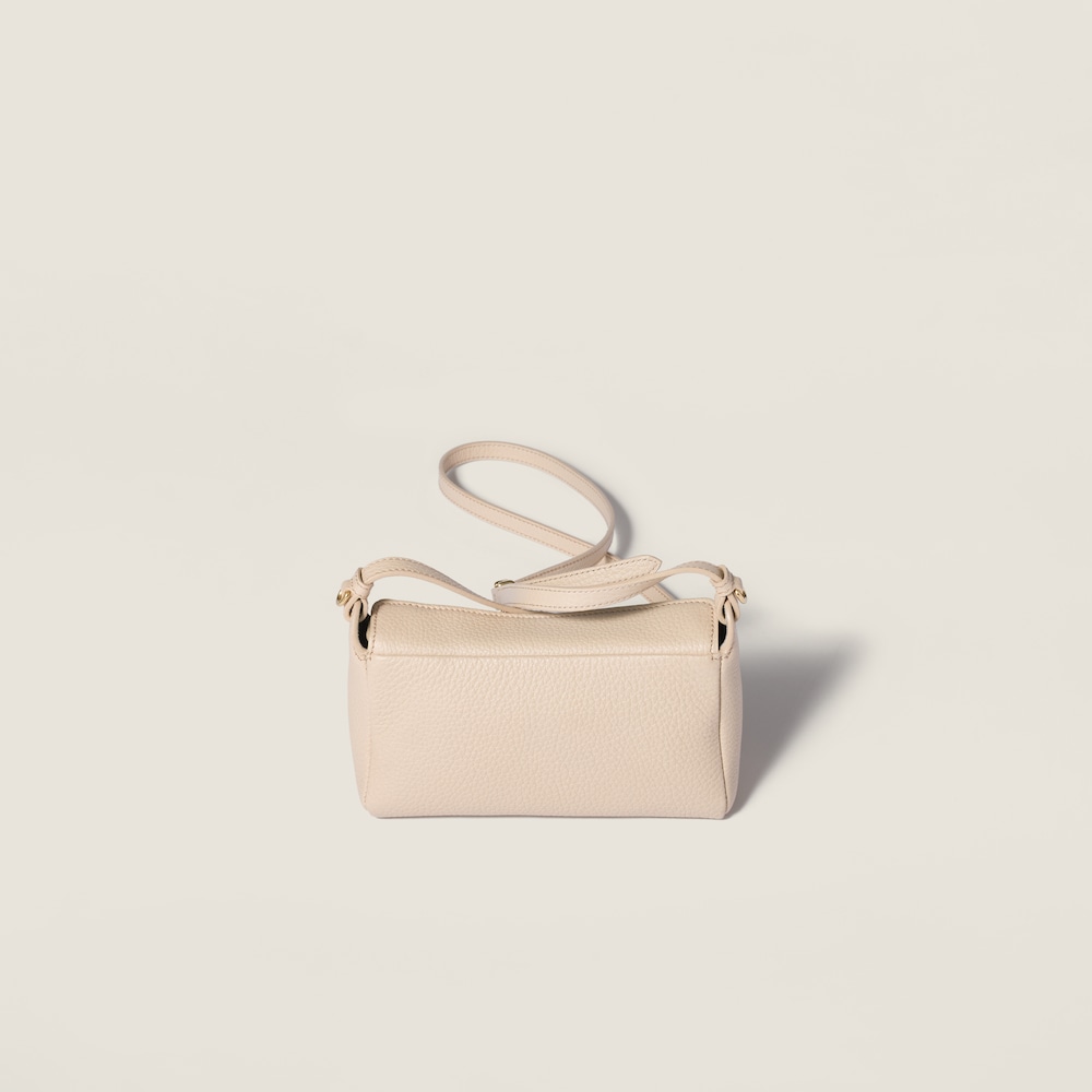 Miu Miu Leather pouch - Travertine/Periwinkle