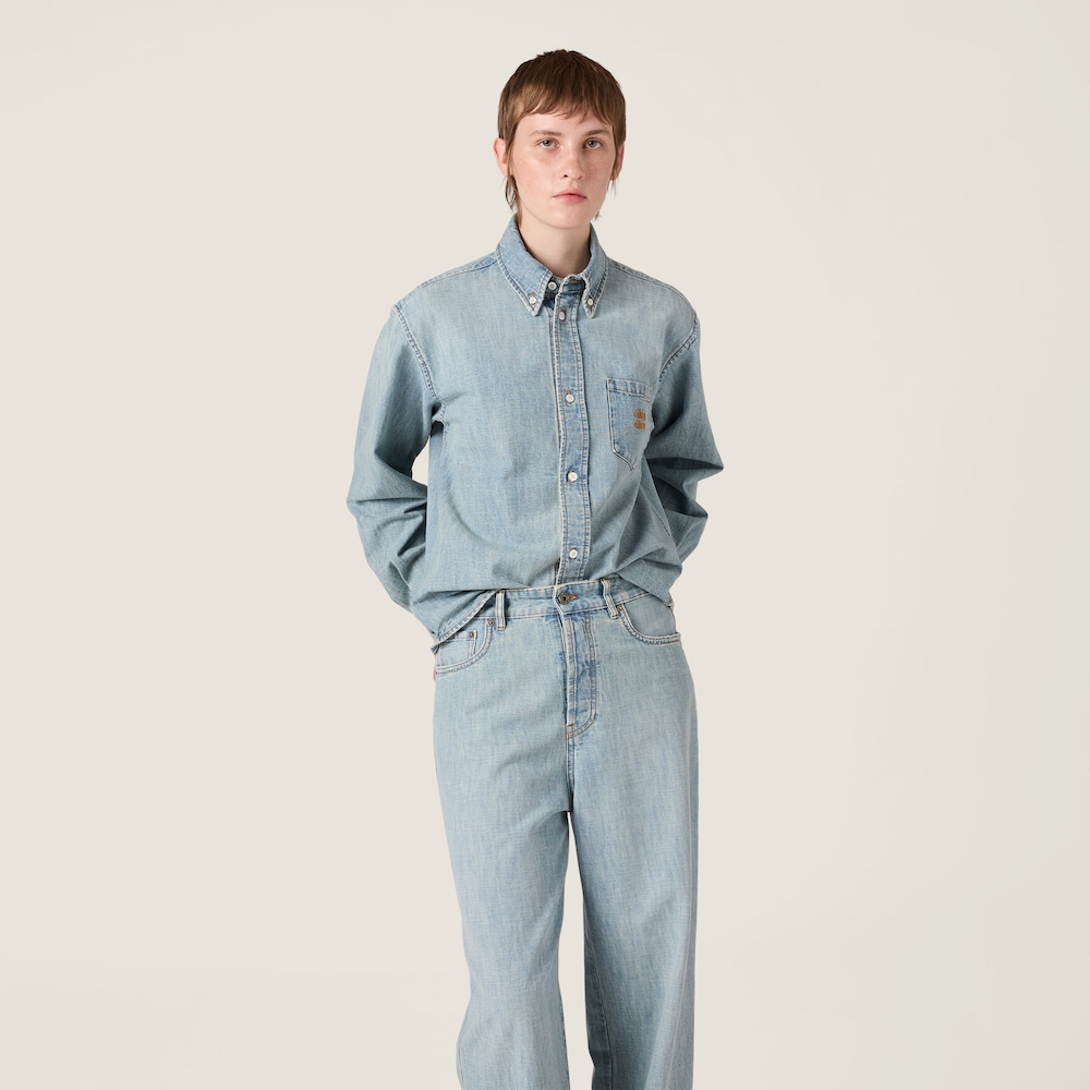 Miu Miu Chambray shirt Light Blue
