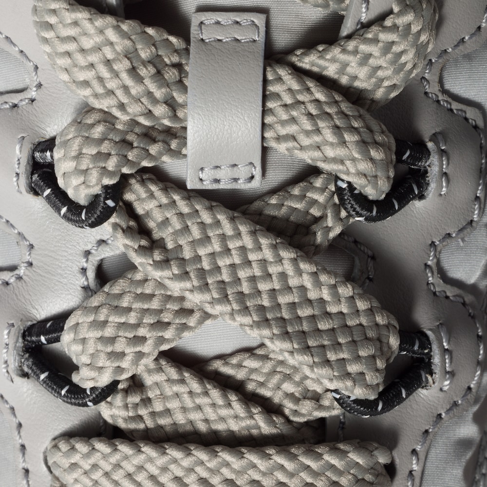 Miu Miu Tyre technical fabric and suede sneakers Cloudy Gray