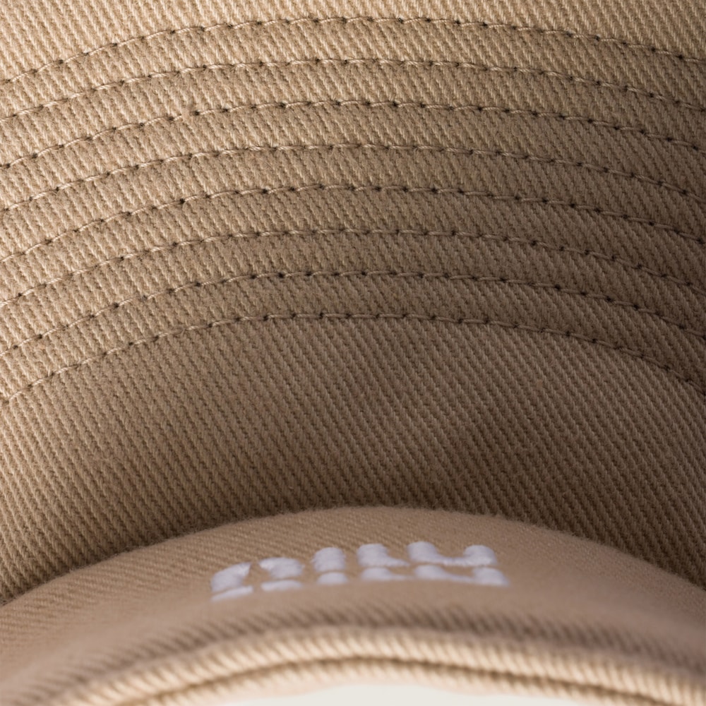 Miu Miu Denim visor - Beige/Amaranth