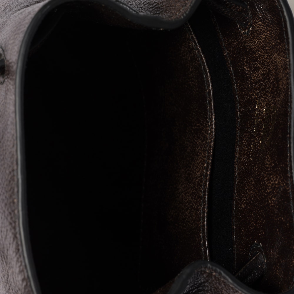 Miu Miu Nappa leather pouch - Coffee