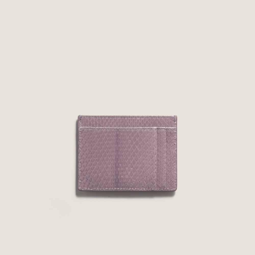 Miu Miu Ayers leather card holder Wisteria