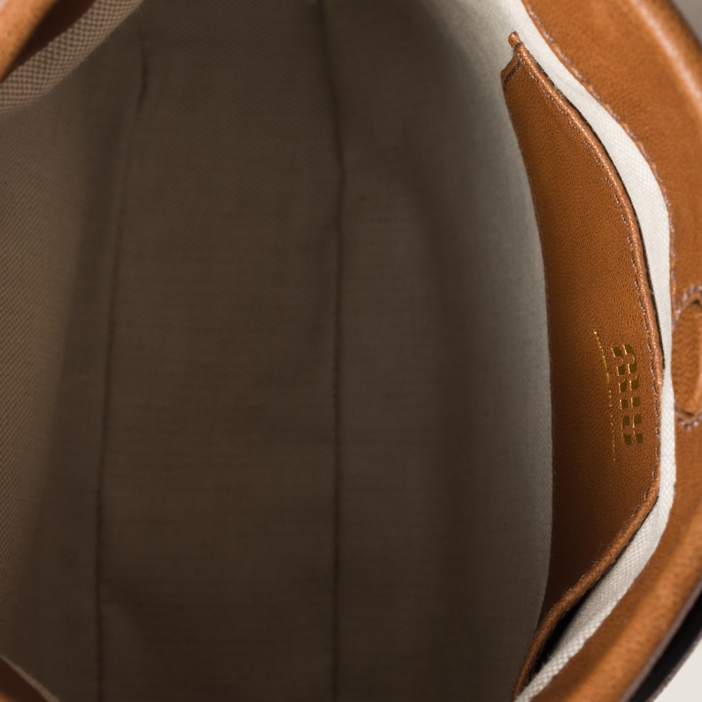 Miu Miu Nappa leather pouch - Oak