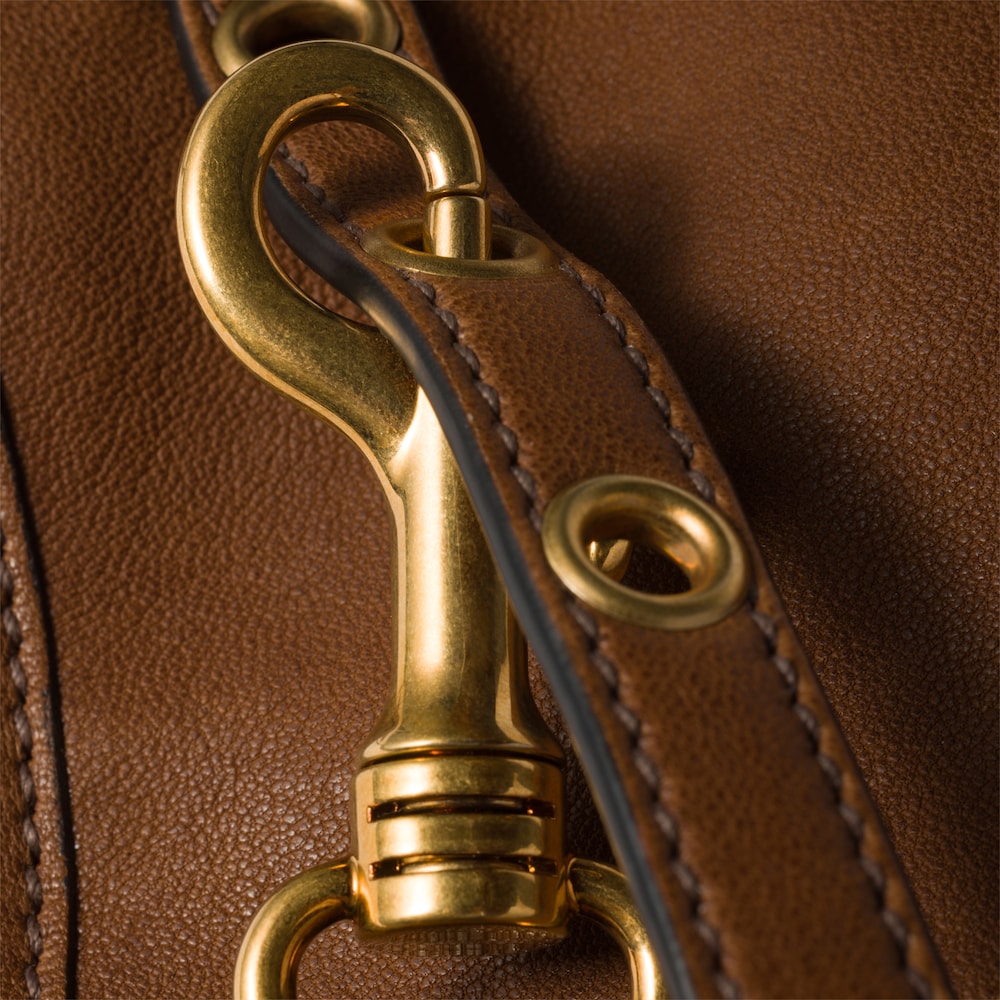 Miu Miu Nappa leather pouch - Oak