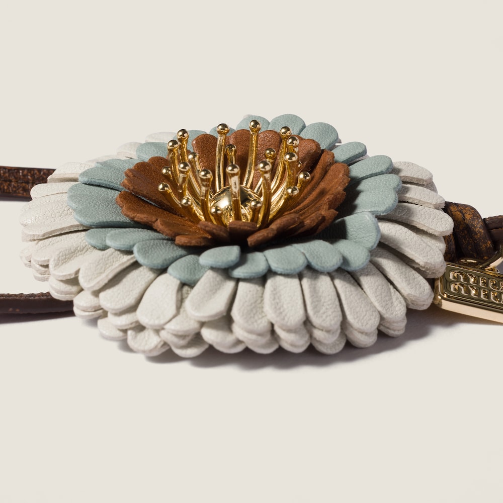 Miu Miu Leather trick - Burnt/Talc