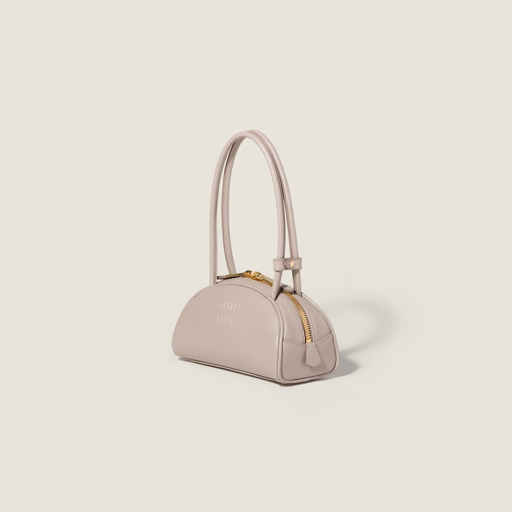 Miu Miu Beau leather bag Pumice Stone
