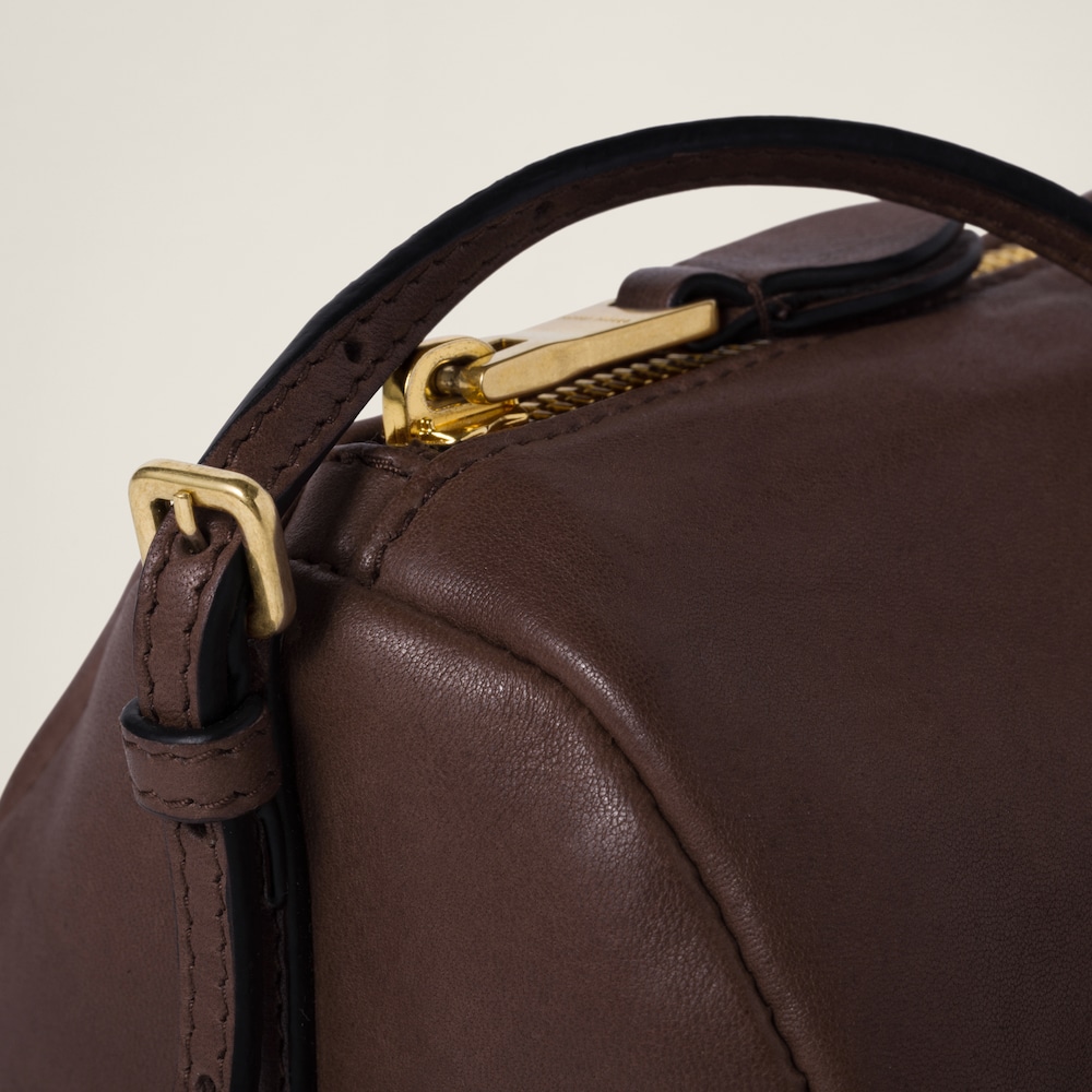 Miu Miu Nappa leather pouch - Briarwood