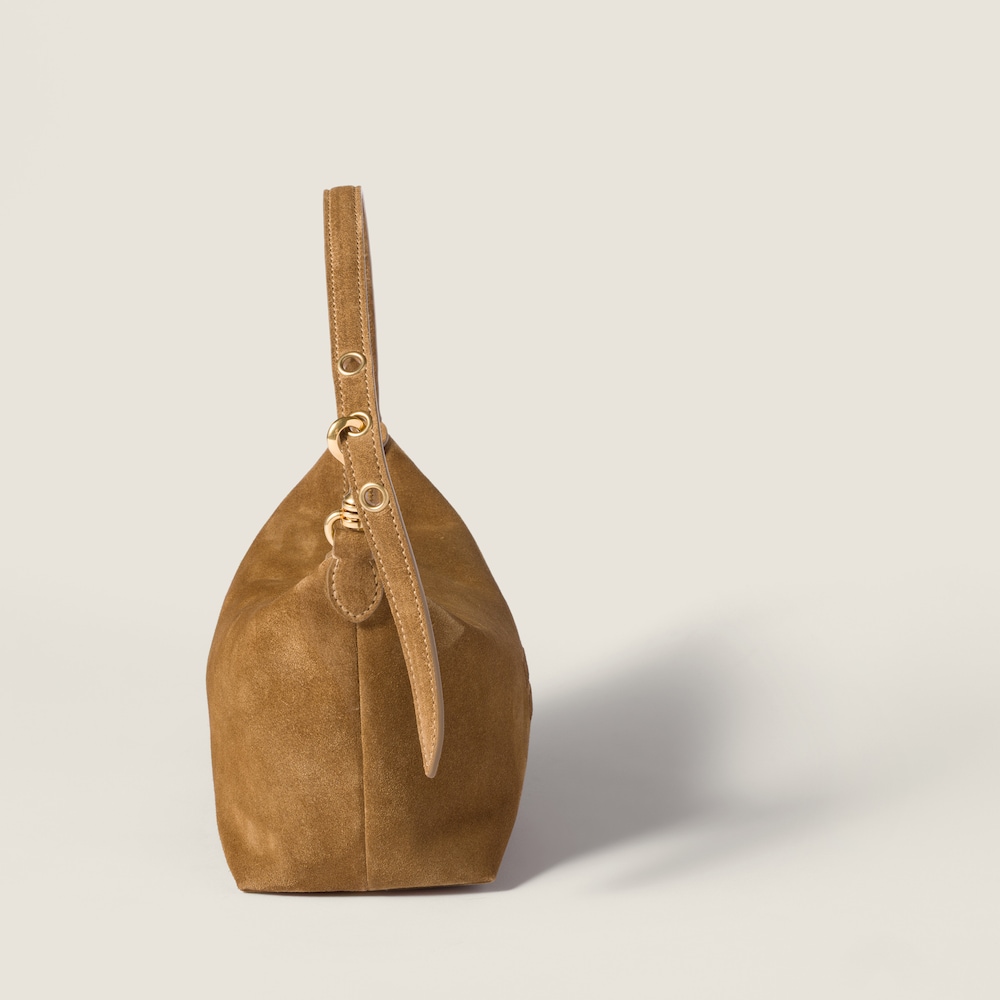 Miu Miu Suede pouch - Olive Green