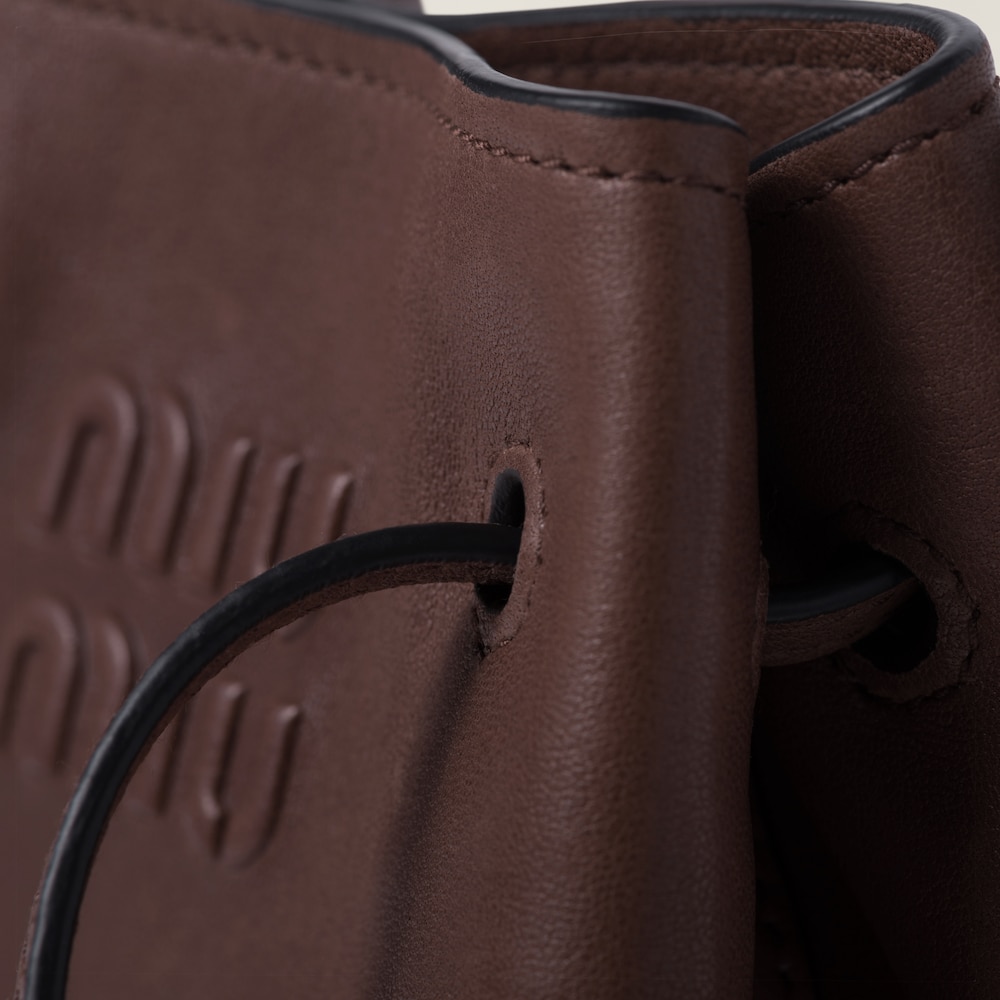 Miu Miu Nappa leather mini-bag - Briarwood