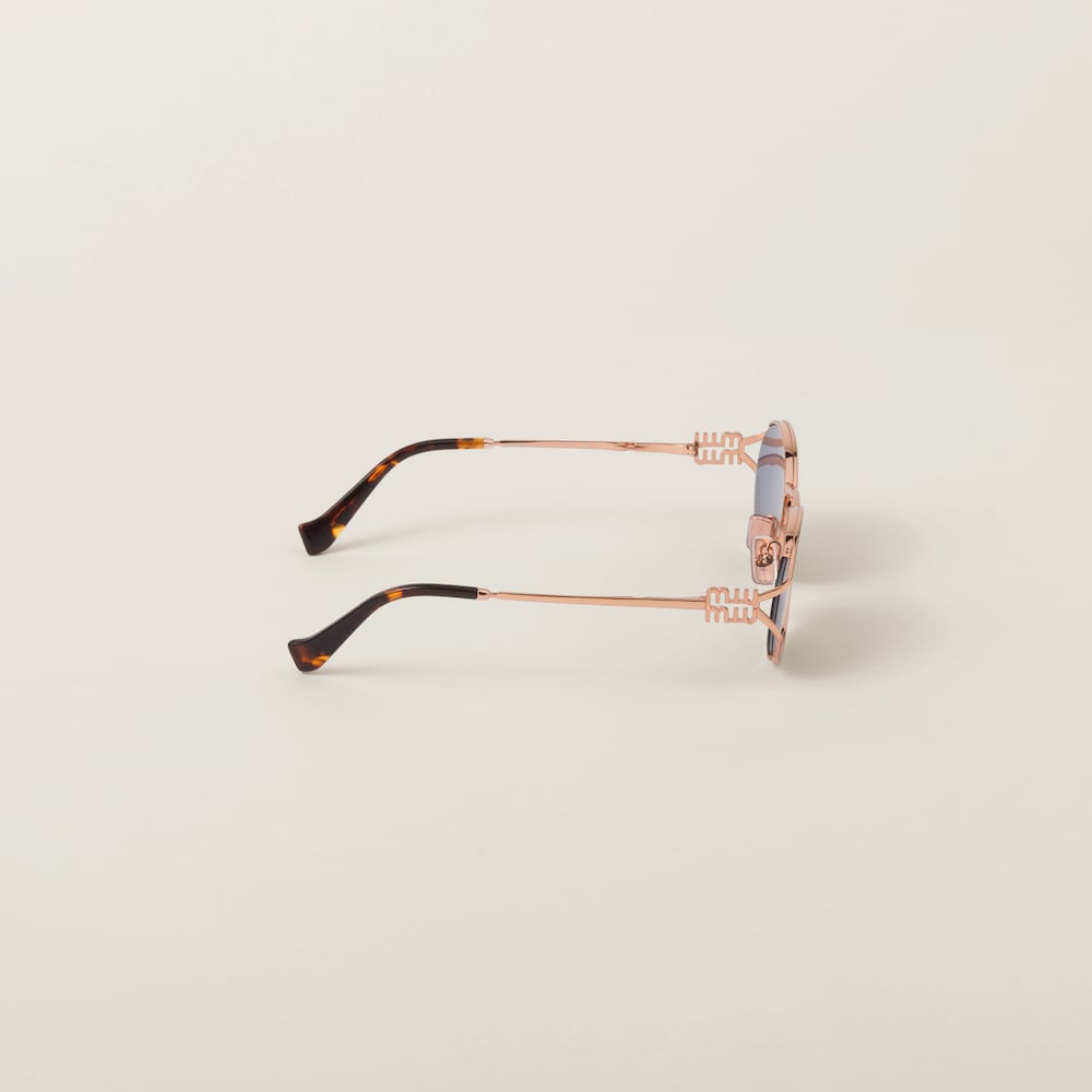 Miu Miu Logo sunglasses - Blue Lenses