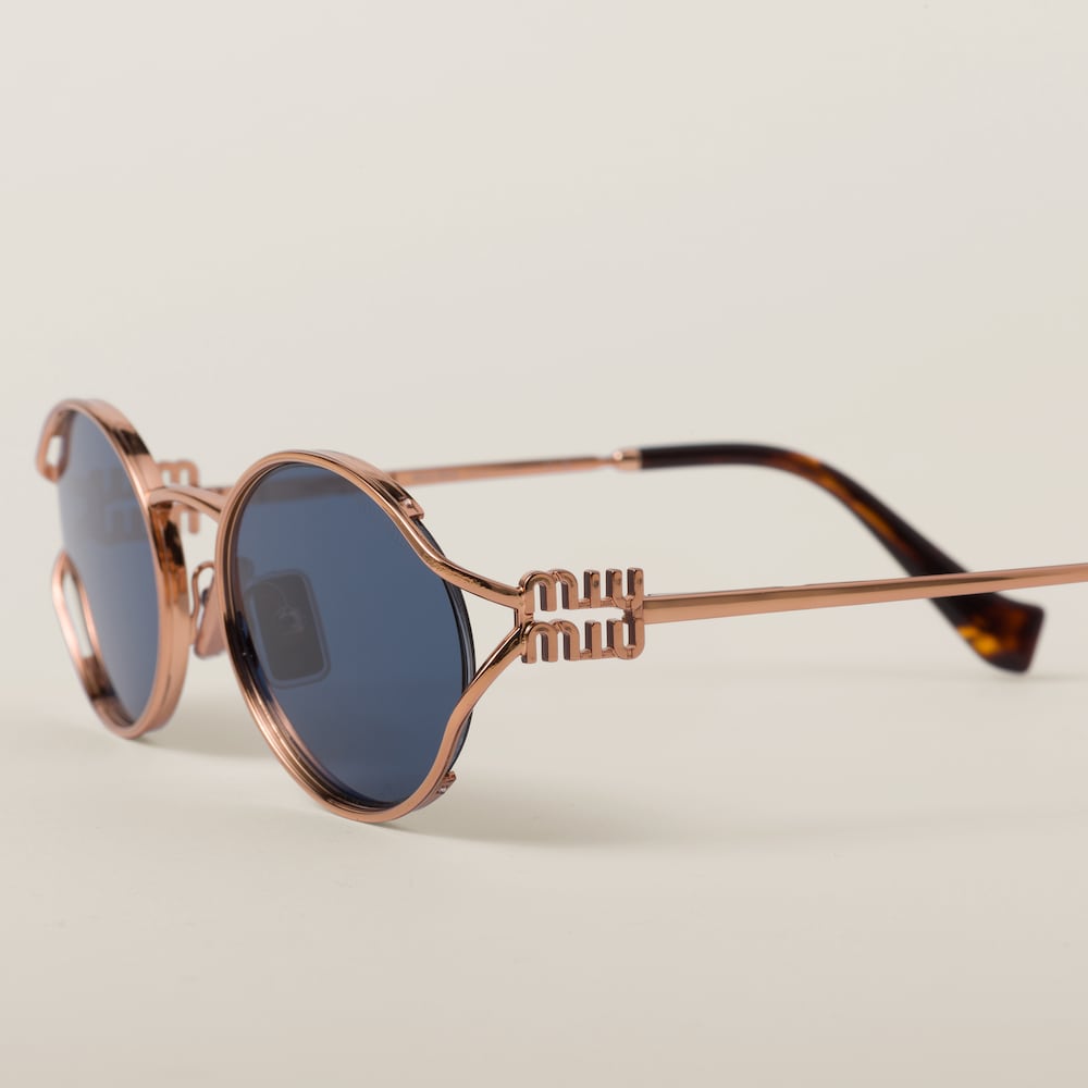Miu Miu Logo sunglasses - Blue Lenses