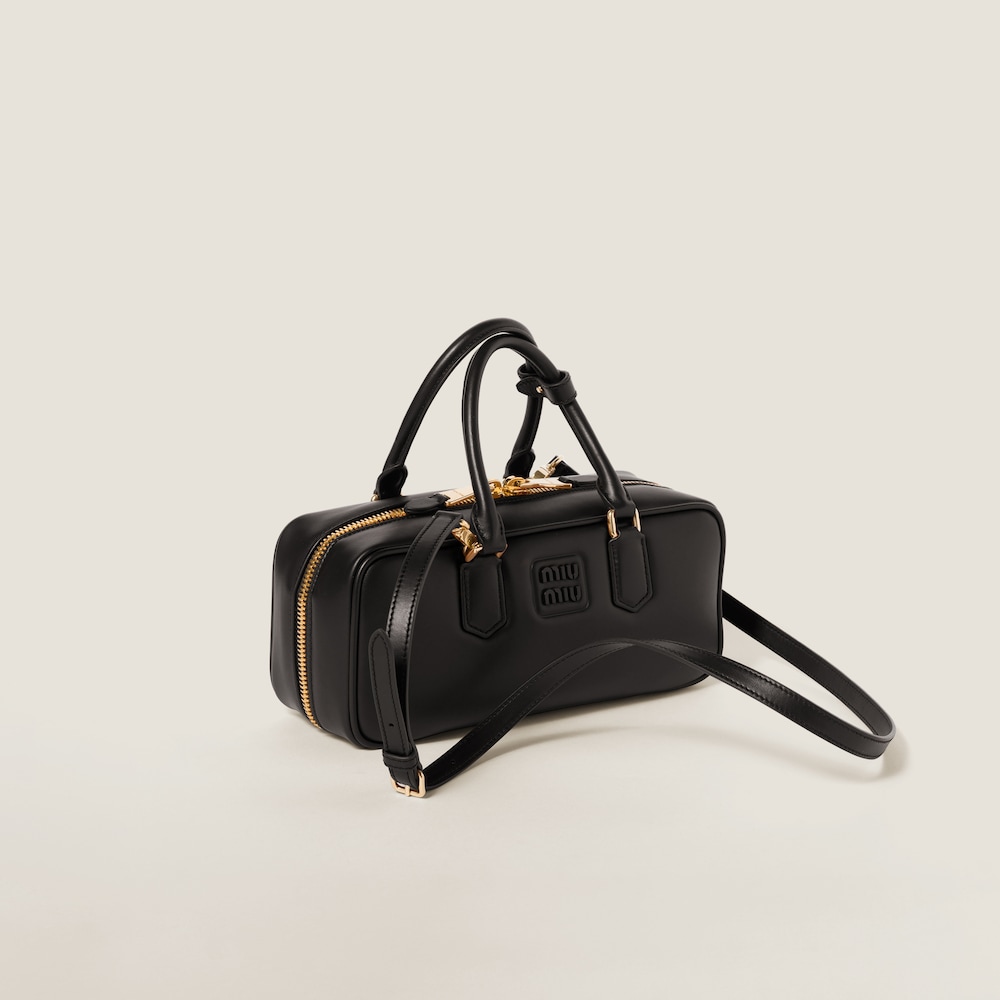 Miu Miu Arcadie leather bag Black