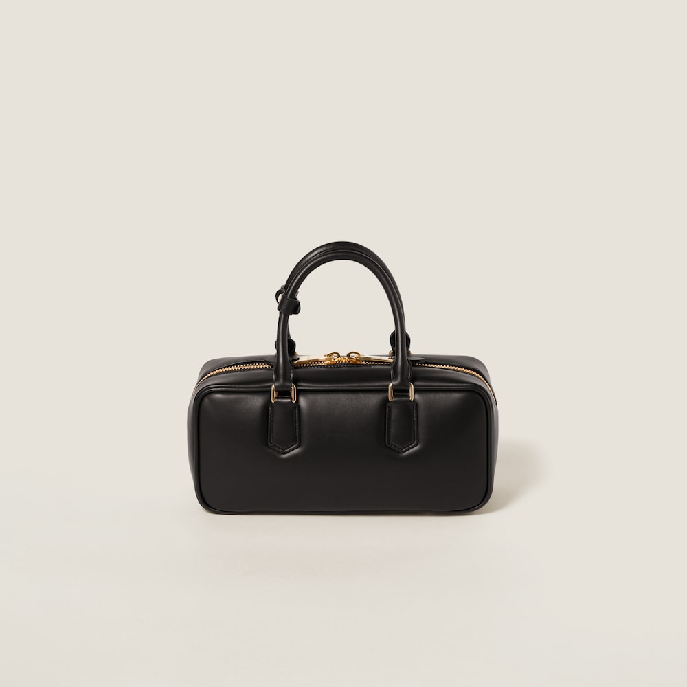 Miu Miu Arcadie leather bag Black