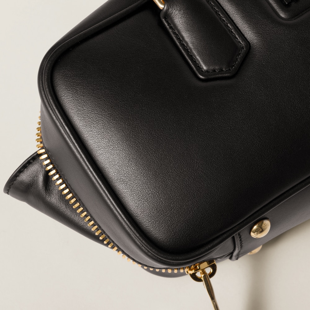 Miu Miu Arcadie leather bag Black