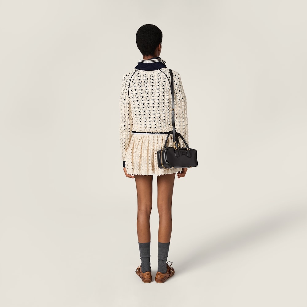 Miu Miu Arcadie leather bag Black