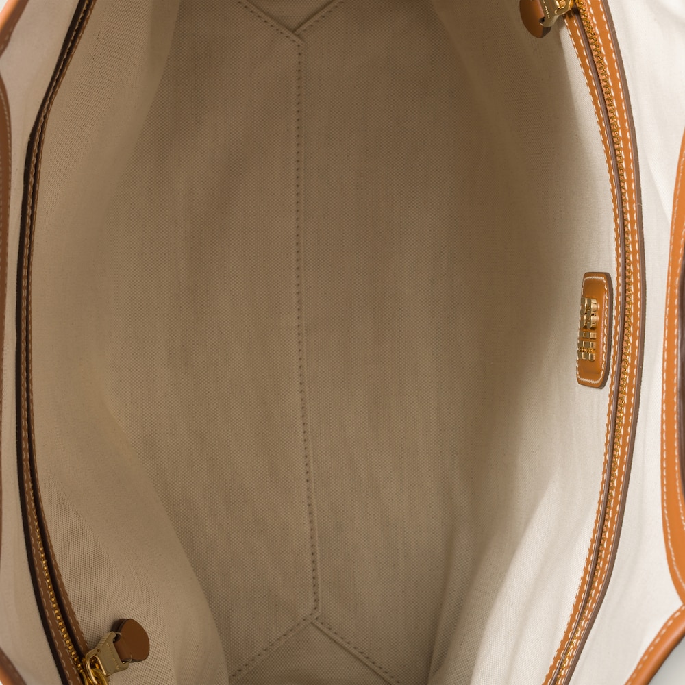 Miu Miu Ivy leather bag Cognac