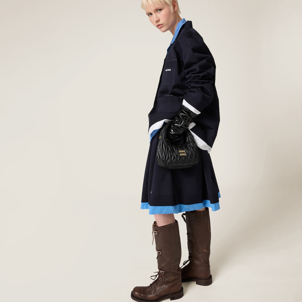 Miu Miu Leather boots Cocoa Brown