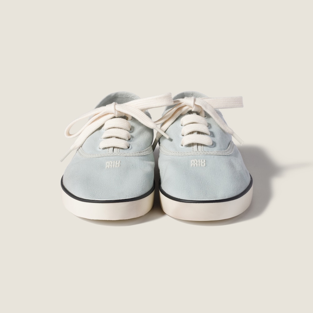 Miu Miu Drill Sneakers Powder Blue