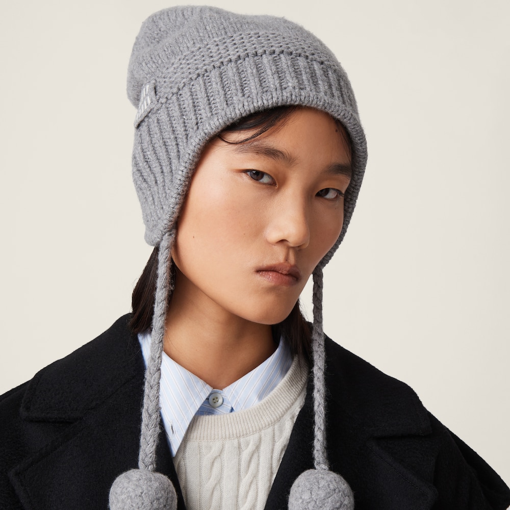 Miu Miu Wool and cashmere hat - Grey