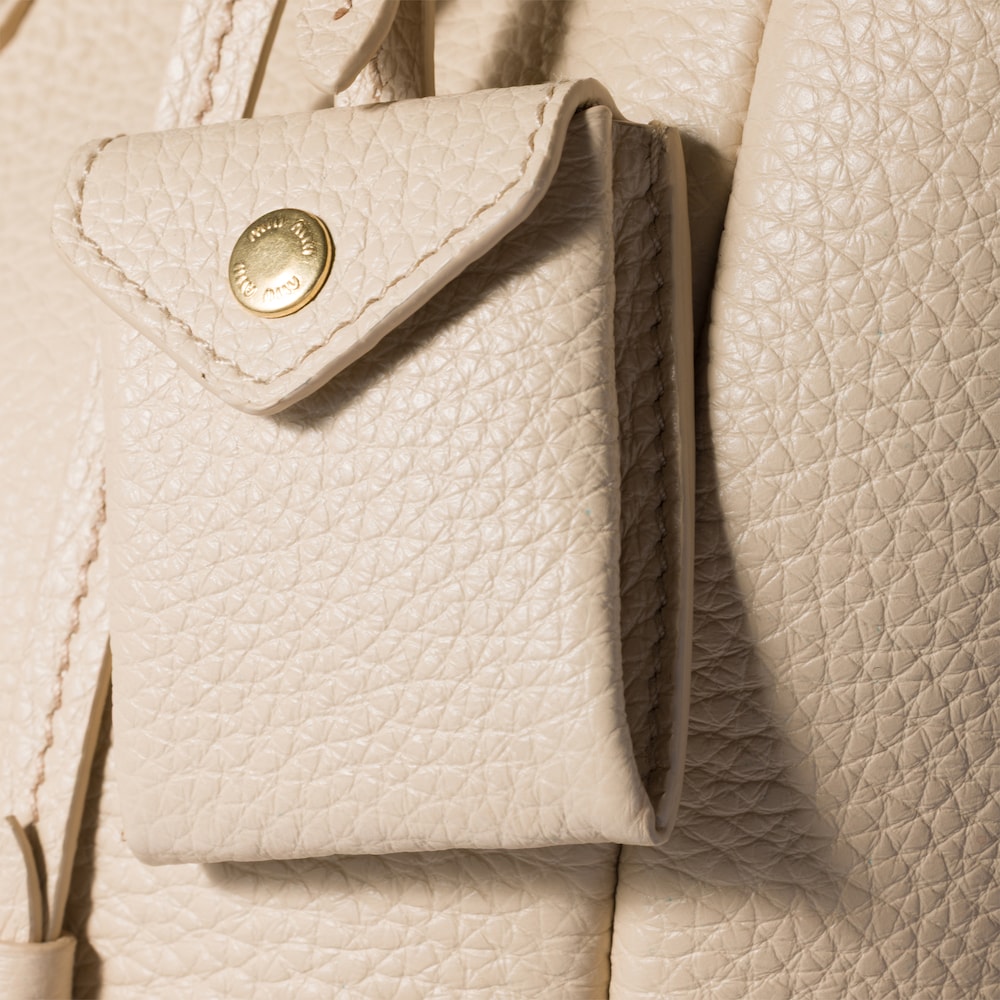 Miu Miu Leather handbag Travertine / Periwinkle