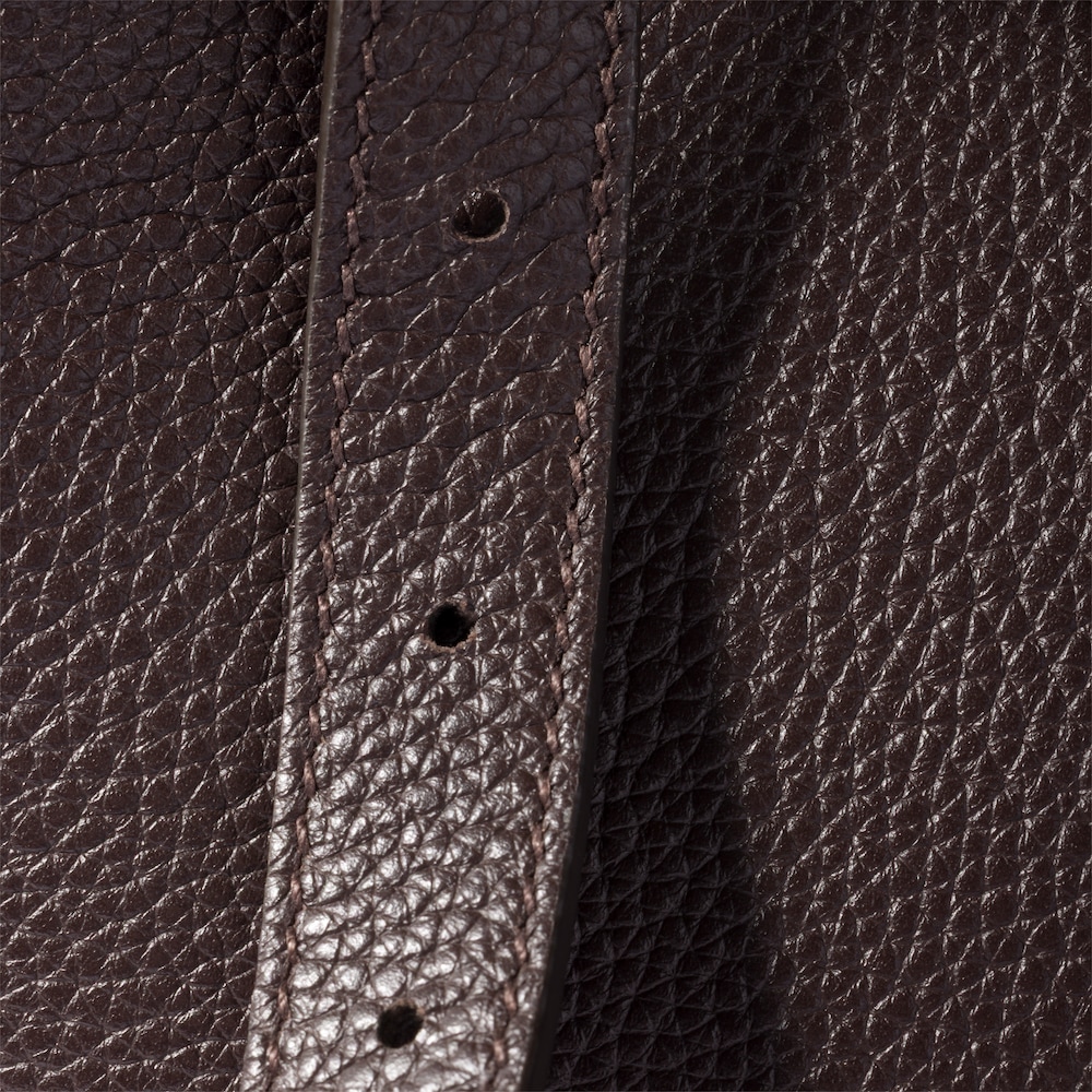 Miu Miu Leather bucket bag Dark Brown / Papaya